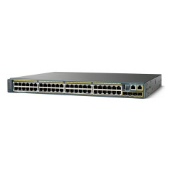 Cisco WS-C2960S-48LPS-L - Catalyst 2960S 48 GigE PoE 370W, 4 x SFP LAN Base