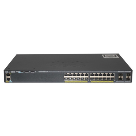 Cisco WS-C2960X-24TS-L - Catalyst 2960X-24TS-L 24 x 10/100/1000 + 4 x Gigabit SFP Montable sur Rack