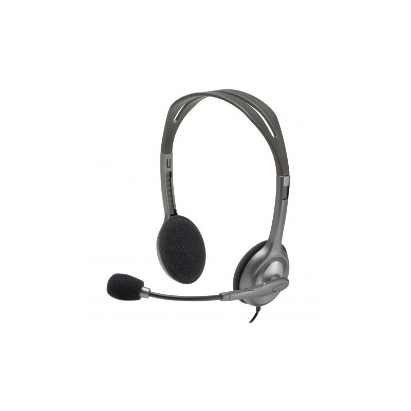 Casque-micro Logitech Stereo Headset H111 - Jack 3,5mm (981-000593)