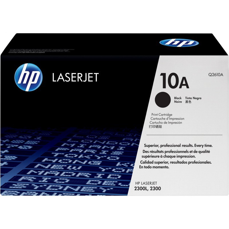 Cartouche d'impression noire HP LaserJet 10A (Q2610A)