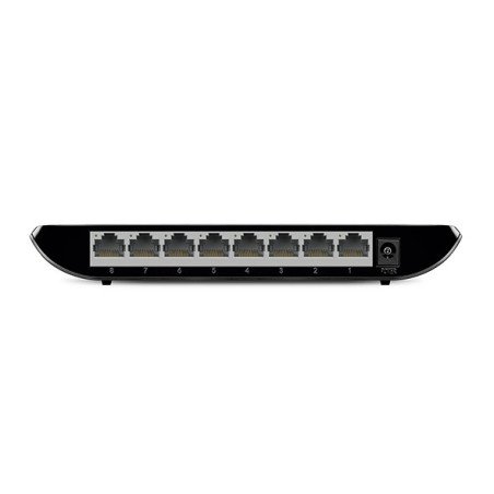 Tplink 8-port Desktop Gigabit Switch, 8 10/100/1000M RJ45 ports, plastic case (TL-SG1008D)