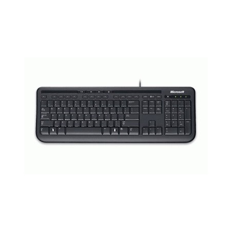 MS Wired Kbrd 600 USB Port French Hdwr Black