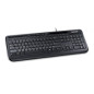 MS Wired Kbrd 600 USB Port French Hdwr Black