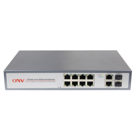 Switch 8 ports POE + 2 ports 1Gb