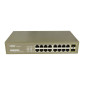 Switch 16 ports Gb + 2 ports SFP