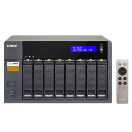 Serveur NAS QNAP|8 Baie-Celeron-4GB| (TS-853A-4G)