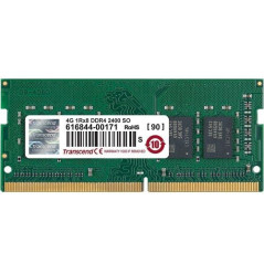 Barette mémoire pour PC portable TRANSEND DDR4  4GB 2400 MHz SO-DIMM 1