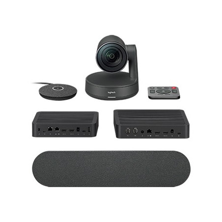Logitech Rally (1xCamera, 1xSpeaker, 1xMic, Table & Display Hub) (Référence 960-001237)