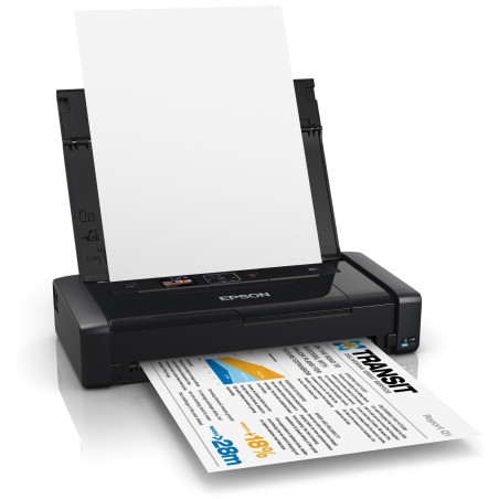 Epson Jet d'encre WorkForce WF100 Couleur SFP A4 Wifi PPM B&W 14 PPM Col 11 (Référence C11CE05403)