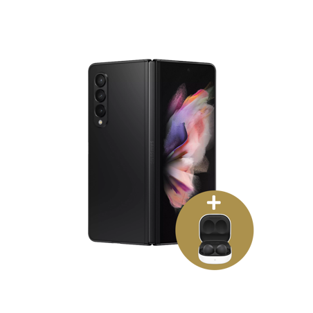SAMSUNG Z Fold 3 7.6" Snapdragon888 12Go 256Go Android 5G Dual Sim 10Mpx 12Mpx 12Mpx 12Mpx Black 12M.