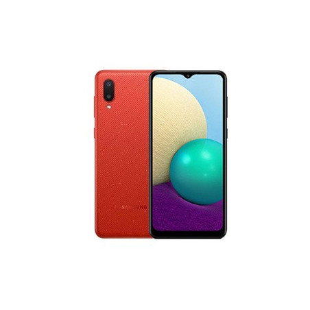 SAMSUNG Smartphone A02 6,5" Quad Core 3Go 32Go Android 4G 5mpx 13Mpx Rouge.