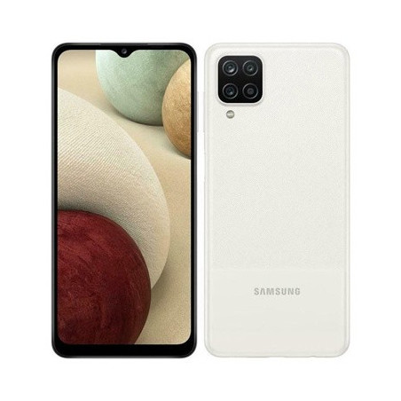 SAMSUNG Smartphone A12 6.5" Octa Core 4Go 128Go Android 4G Oui 8Mpx 48Mpx 5Mpx 2 Mpx 2 Mpx Blanc 12M.