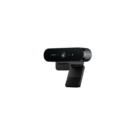 Logitech BRIO Webcam 4K Ultra HD 3840p/30fps, 65°/78°/90° FoV, 5x Zoom.