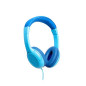 CELLY WIRED HEADPHONE + STICKER BL (KIDSBEATBL)