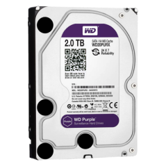 WESTERN DIGITAL Purple Disque Dur Interne d'enregistrement video surveillance 3,5" 2To 12M.