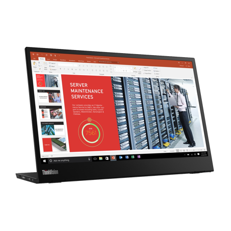 LENOVO M14 14.0" FHD IPS Mobile Monitor,2xUSB 3.1 Type-C,Business Black,36M.