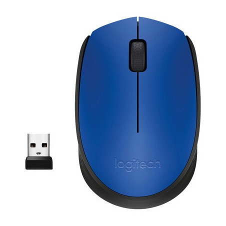 Logitech M171 Wireless Mouse - BLUE-K -24GHZ - EMEA (910-004640)