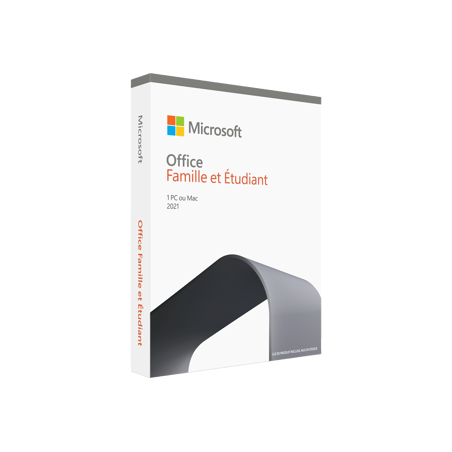 MS Office Home and Student 2021 French Africa Only Medialess (79G-05401)