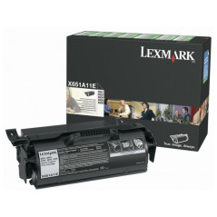 Cartouche toner Lexmark Return Programme (7K) X65x noir (X651A11E)