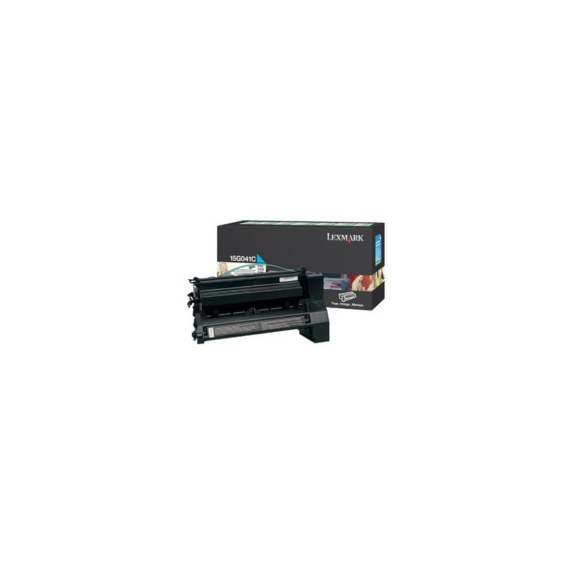 Cartouche toner Lexmark Return Programme (6K) C752, C762, X752e, X762e cyan (15G041C)
