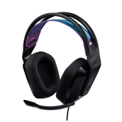LOGITECH G335 Wired Gaming Headset - BLACK - 3.5 MM.