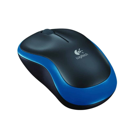 LOGITECH Wireless Mouse M185 Blue,WER Occident Packaging.