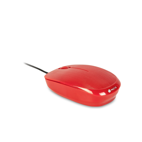 NGS OPTICAL WIRED MOUSE RED.