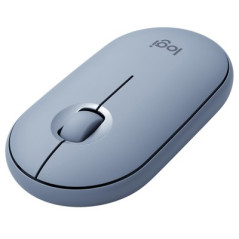 LOGITECH Pebble M350 Wireless Mouse - BLUE GREY - EMEA 12M (910-005719)