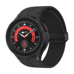 Samsung Galaxy Watch5 Pro-45mm Black Titanium Exynos W920/1.5 GB/Wi-Fi 802.11 b/g/590 mAh/Android.