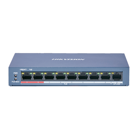 HIKVISION 8 Ports switch 10/100 POE 12M.