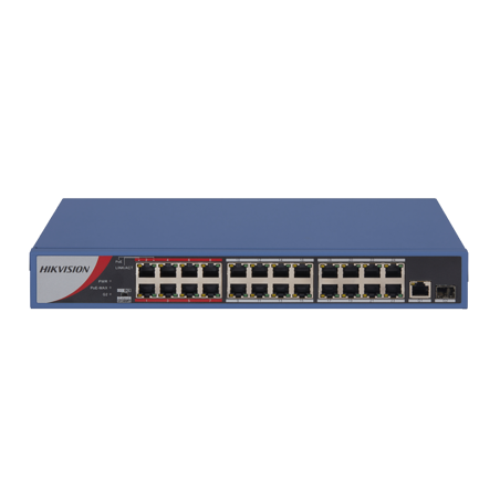 HIKVISION 24 Ports switch 10/100 POE 12M.
