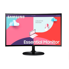 SAMSUNG Moniteur Gamme S 27 pouces CUrved serie 3 1920*1080 75 Hz Tps 4ms 1 HDMI Headphone 12M.