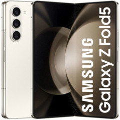 SAMSUNG Galaxy Fold 5 Cream 76" Snapdragon8 12Go 512Go Android 5G 10Mpx50Mpx12Mpx10Mpx4Mpx
 (SM-F946BZEGMWD)