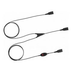 JABRA Improved QD supervisor cord or ‘Y cord’ fit in between the headset cable and the telephon
 (Référence 8800-02-01)