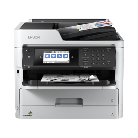 Epson WorkForce Pro WF-M5799DWF MFP 4en1 Réseau Wifi Jet d'encr Mono A4 Recto Verso 34 B&WPPM 34 12m (C11CG04402)