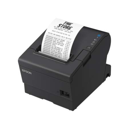 EPSON TM-T88VII (112): USB, Ethernet, Serial, PS, Black (Référence C31CJ57112)