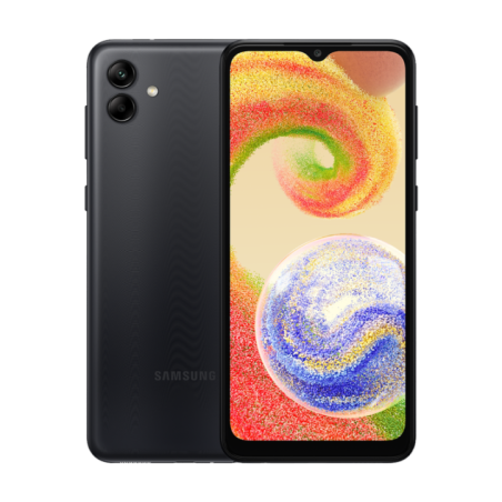 SAMSUNG Smartphone A04 Black 65" Octa Core 4Go 64Go Android 4G 5Mp 50Mp 2Mp 12M
 (SM-A045FZKGMWD)
