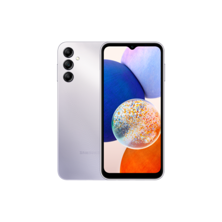 SAMSUNG Smartphone A14 Silver Exynos850 66" 4Go 128Go Android 4G Dual Sim 13Mpx 50Mpx 5Mpx 2Mpx 12M
 (SM-A145FZSGMWD)