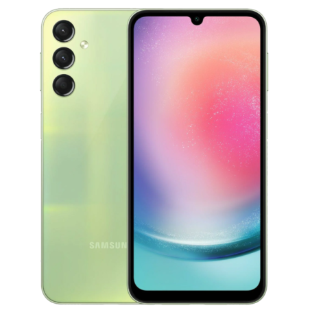 SAMSUNG Smartphone A24 Light green 65" Octa Core 6Go 128Go Android 4G DS 13Mpx50Mpx5Mpx2Mpx12M
 (Référence SM-A245FLGVMWD)
