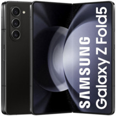 SAMSUNG Galaxy Fold 5 PhantomBlack 76" Snapdragon8 12Go 256Go Android 5G 10Mpx50Mpx12Mpx10Mpx4Mpx
 (Référence SM-F946BZKDMWD)