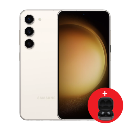 SAMSUNG S23 Cream 61" Snapdragon 8Go 256Go Android 5G Dual Sim 12Mpx 50Mpx 12Mpx 10Mpx
 (SM-S911BZECMWD)