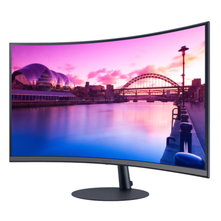SAMSUNG Moniteur Gamme S 27 pouces CUrved serie 3 19201080 75 Hz Tps 4ms 2 HDMI headphone 12M (Référence LS27C390EAUXEN)