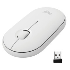 LOGITECH Pebble M350 Wireless Mouse - OFF-WHITE - EMEA 12M
 (910-005716)