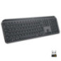 Logitech MX Keys Advanced Wireless Illuminated Keyboard - GRAPHITE - FRA - 24GHZ/BT CENTRAL 12M (920-009405)