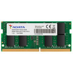 ADATA BARETTE Mémoire DDR4 3200 8GB PC PROTABLE (normal packaging) 12M
 (AD4S32008G22-SGN)