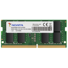 ADATA Barrette mémoire Laptop DDR4-2666 SO-DIMM 8GB Bulk
 (AD4S26668G19-SGN)