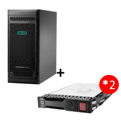 HPE ML110G10 8SFF 4208 16G S100i 2-port-1GbE-332i800w 3-3-3 + 2x 240GB SSD
 (DS5786)