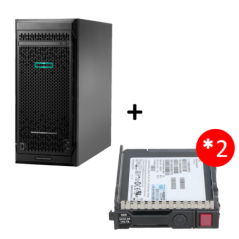 HPE ML110G10 8SFF 4208 16G S100i 2-port-1GbE-332i800w 3-3-3 + 2x 192TB SSD
 (DS5787)