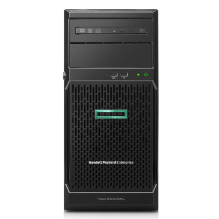 HPE ML30G10+ 4LFF-NHP E-2314 16G VROC-SATA-SW-RAID 1Gb 2p-1GbE 350W 3-1-1 36M (P44718-421)