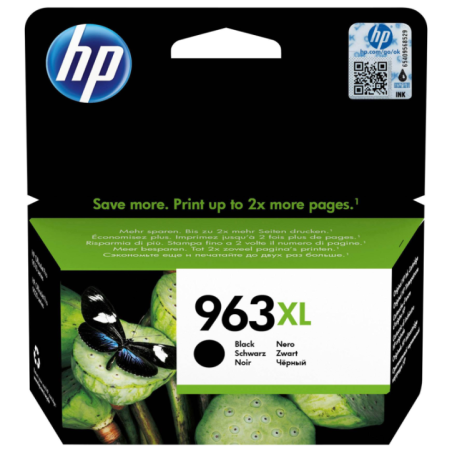 HP 963XL High Yield Black Original Ink CartridgePour OJ 9010/9013/9020 (Référence 3JA30AE)